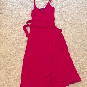Banana Republic Ruffle Wrap Dress